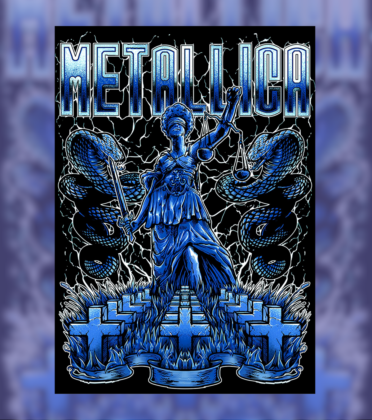 Metallica Justice Reigns Poster