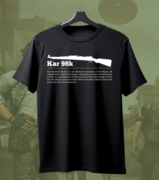 BGMI Kar98k T-Shirt | PUBG Bolt-Action Sniper Tee - BGMI/PUBG