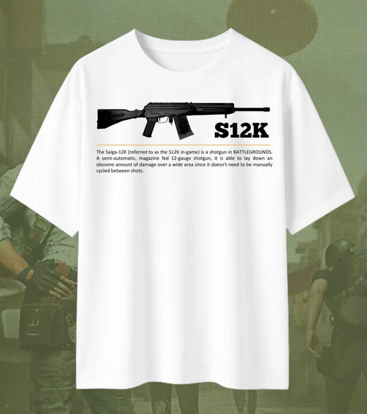 BGMI S12K Oversized T-Shirt – Close Range Monster | 240 GSM Heavyweight Gamer Tee - Valorant