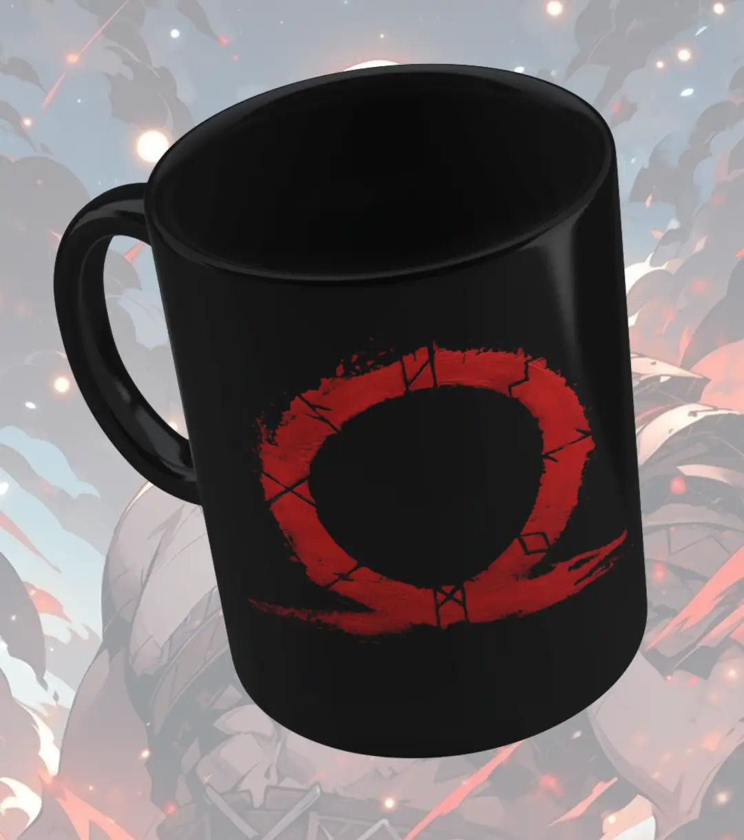 BOI Kratos Meme Mug – Funny Gaming Coffee Mug | Cartoon Gamer Cup | Premium Ceramic Gift for Gamers - god of war