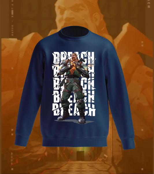 Breach Aftershock Sweatshirt – Valorant Edition - Navy / Regular / XS - Valorant