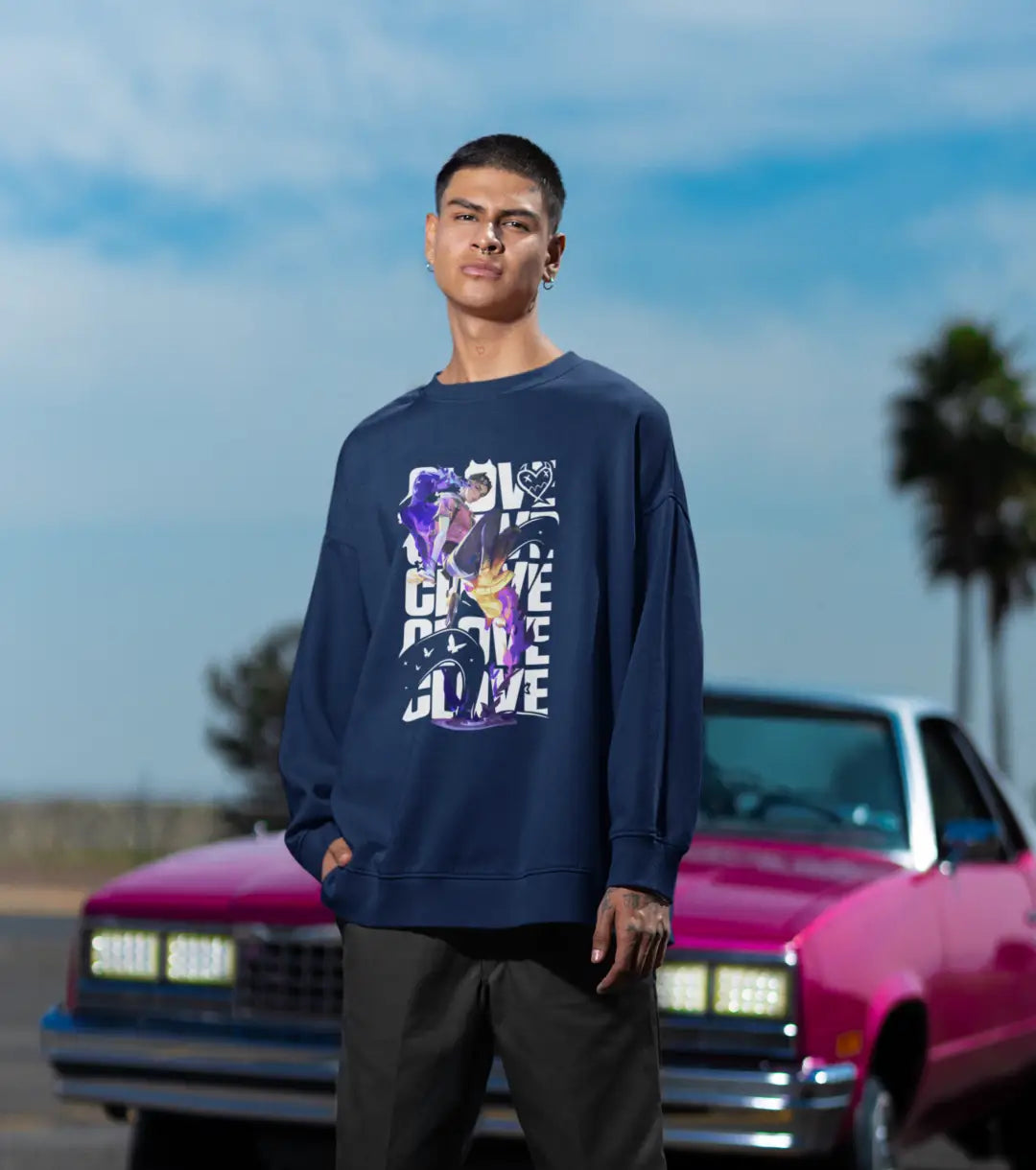 Clove Afterlife Sweatshirt – Valorant Edition - Black / Oversized / XS - Valorant