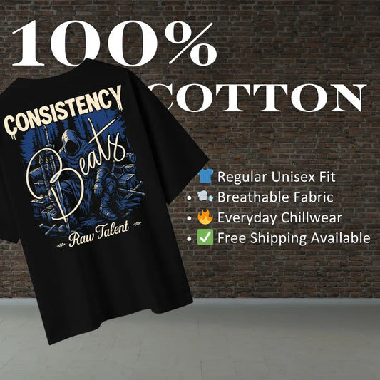Consistency Beats Raw Talent Regular T-Shirt