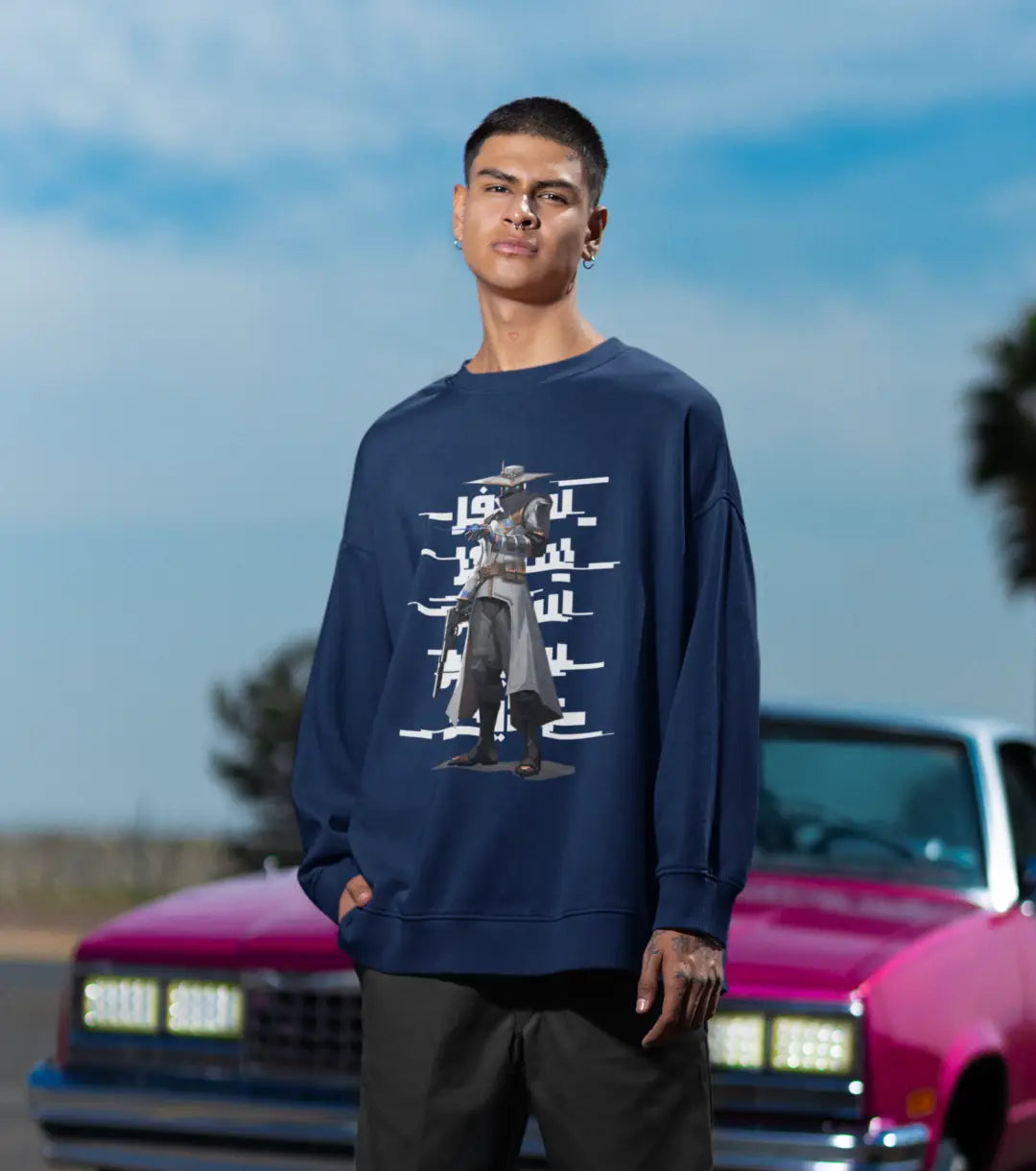 Cypher Surveillance Sweatshirt – Valorant Edition - Black / Oversized / XS - Valorant
