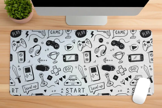 Gaming Doodle XL Mousepad – 80×33 cm