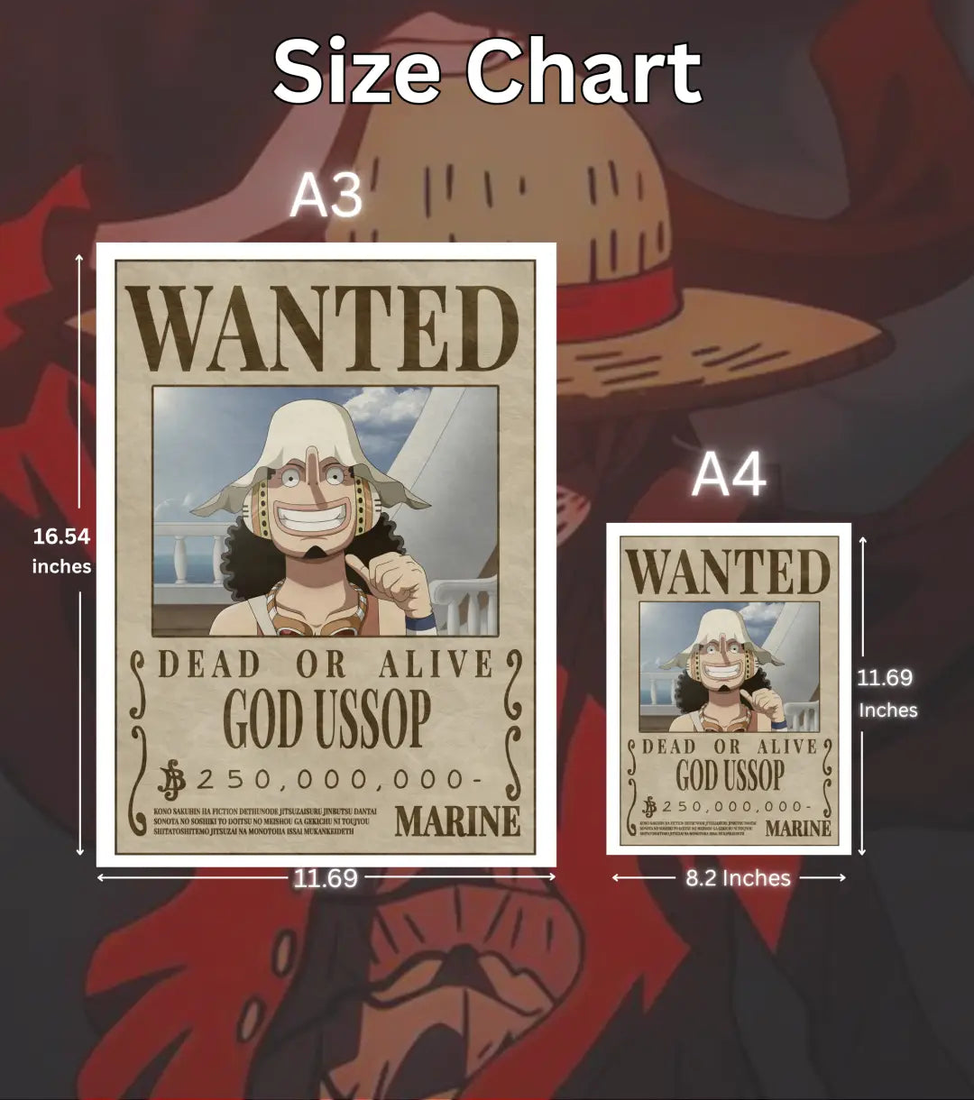 God Usopp – One Piece Wanted Poster - One Piece