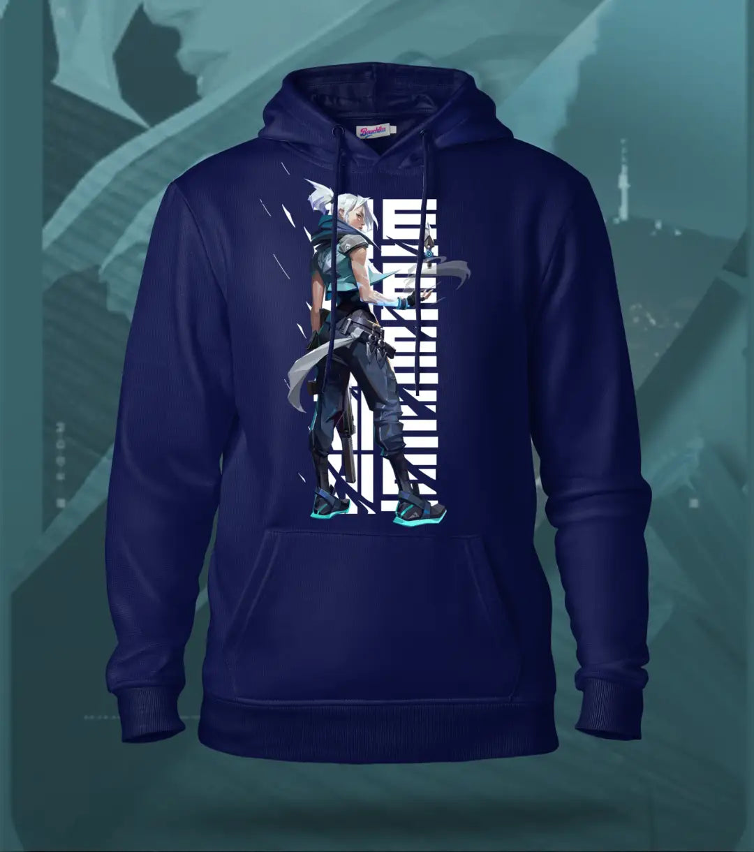 Jett | Valorant – Stormchaser Regular Hoodie - Navy / XS - Valorant