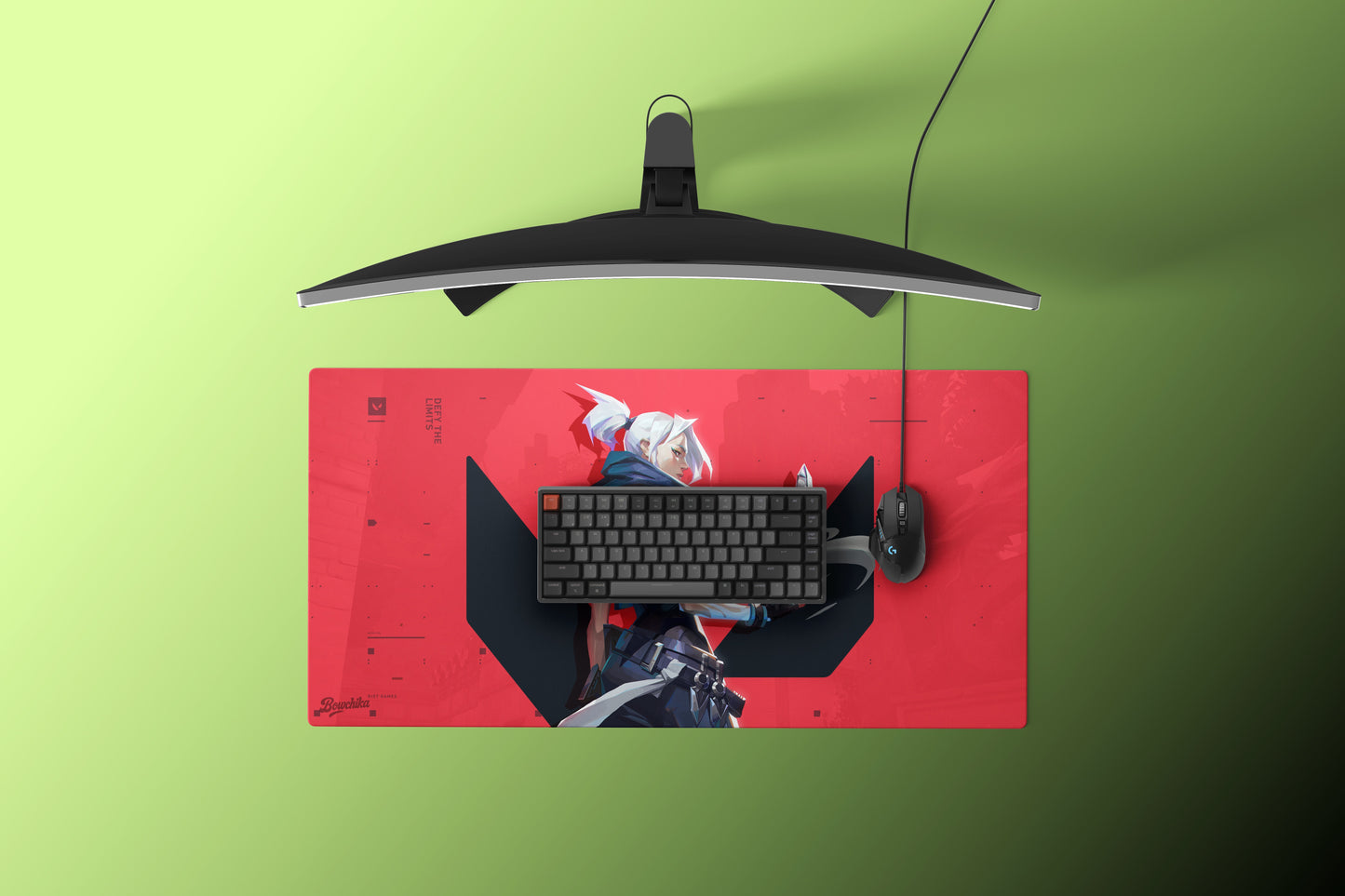 Valorant Jett XL Gaming Mousepad Defy the Limits Edition