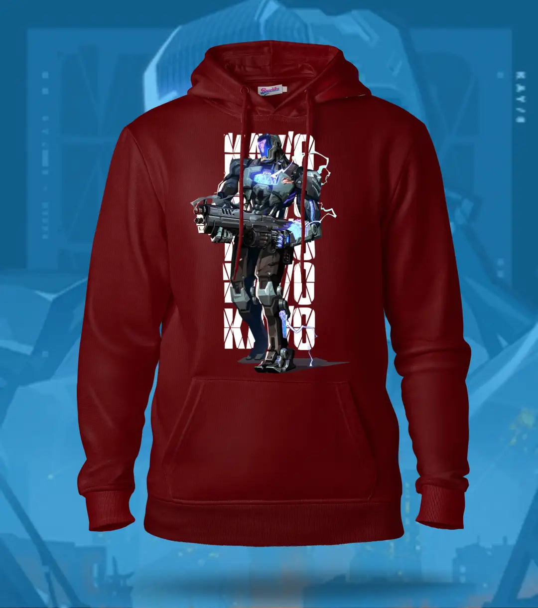 KAY/O | Valorant – Suppression Protocol Regular Hoodie - Maroon / XS - Valorant