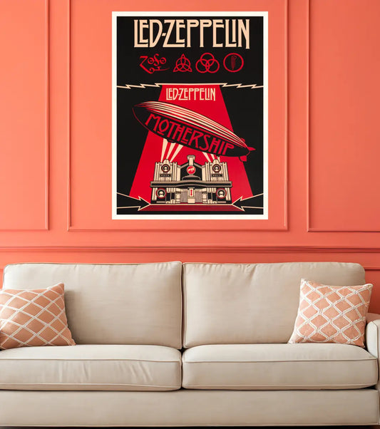 Led Zeppelin Mothership Poster - Music Enthusiast