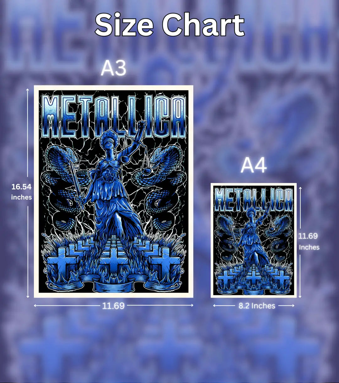 Metallica Justice Reigns Poster