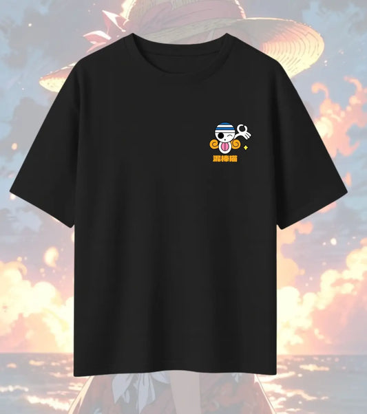 Nami Oversized T-Shirt – One Piece Anime Streetwear | Zeus Weather Power Graphic Tee - One Piece