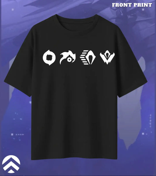 Omen – Shadow Walker Valorant Oversized T Shirt | Oversized Clutch Fit - Valorant