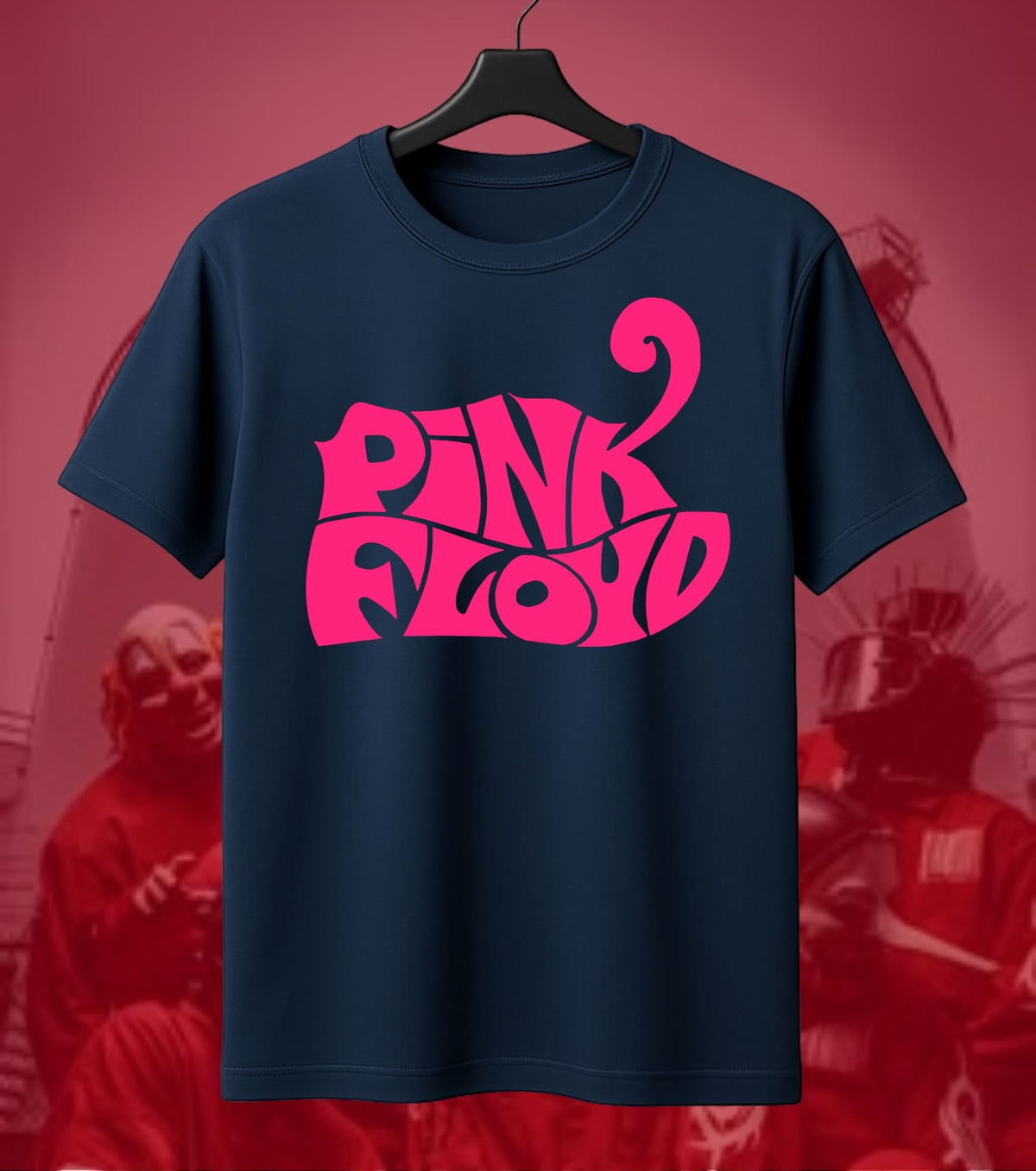 Pink Floyd Portrait Logo Graphic Regular T-Shirt