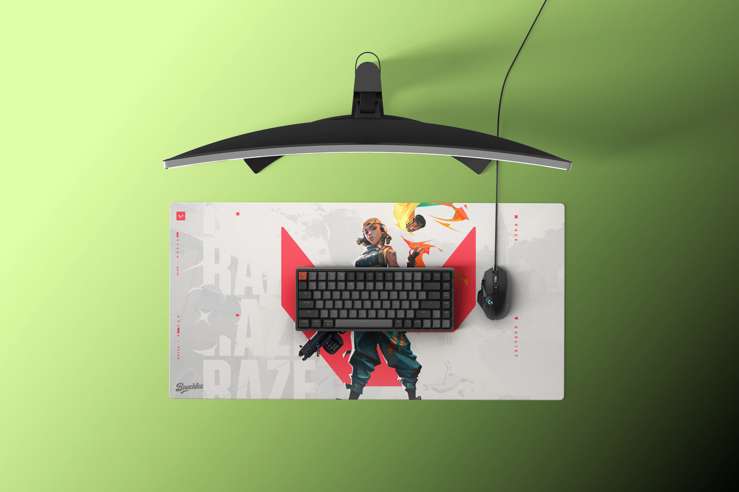 Valorant Raze XL Gaming Mousepad Boom Squad Edition