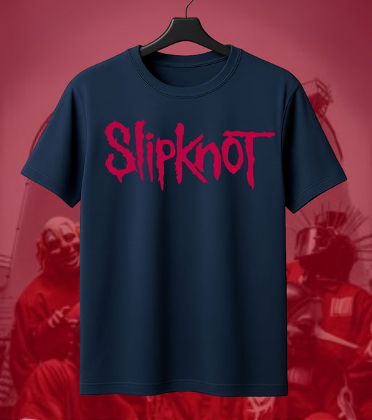 Slipknot regular T-shirt common navy logo