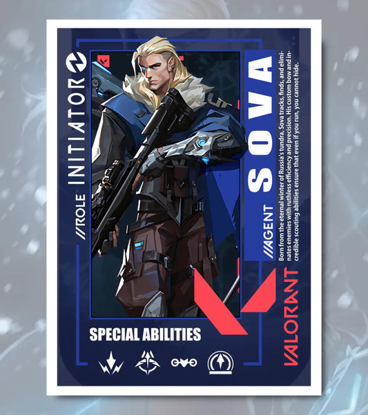 Sova Valorant Poster – Precision Recon Wall Art | Aim Track Dominate - Valorant