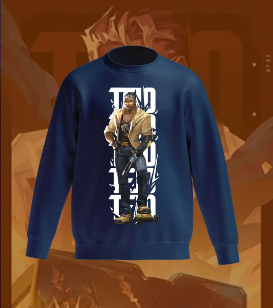 Tejo Heatwave Sweatshirt – Valorant Edition - Navy / Regular / XS - Valorant