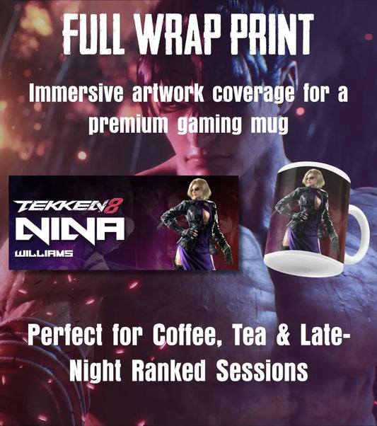 Tekken 8 Nina Williams Gaming Mug | Premium Ceramic Coffee Mug - Mug