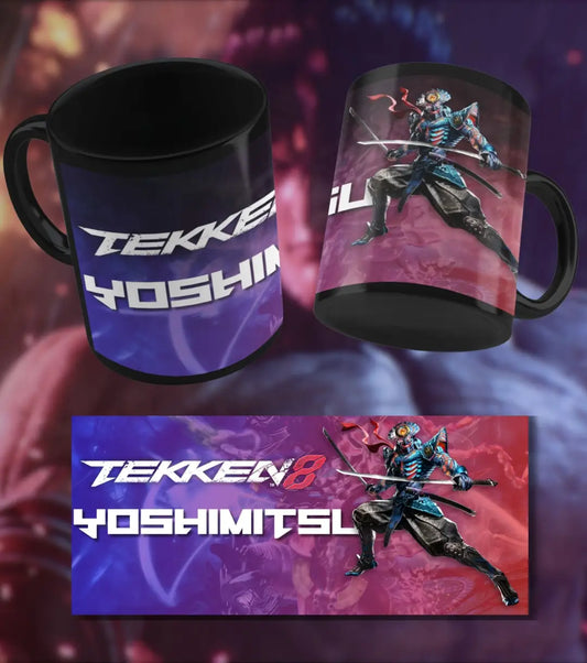 Tekken 8 Yoshimitsu Gaming Mug | Premium Ceramic Coffee Mug - Black Mug - Mug