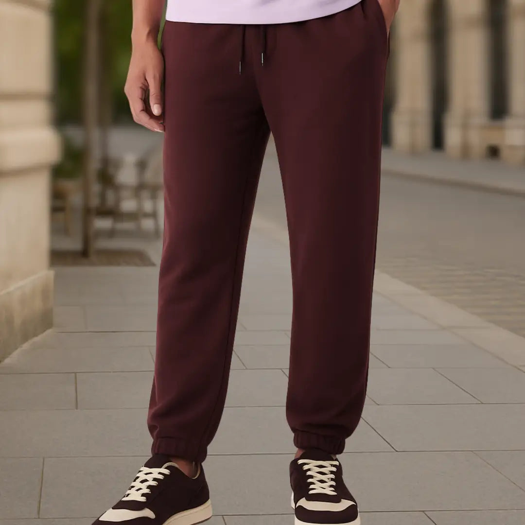 Unisex Premium Jogger Pants – Everyday Comfort in Multiple Colors - Maroon