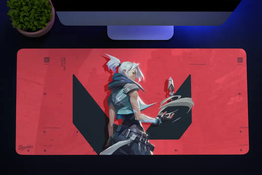 Valorant Jett XL Gaming Mousepad Defy the Limits Edition - XL 80 x 33 Cm - Valorant