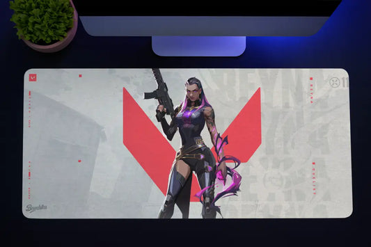 Valorant Reyna XL Gaming Mousepad Soul Stealer Edition - XL 80 x 33 Cm - Valorant