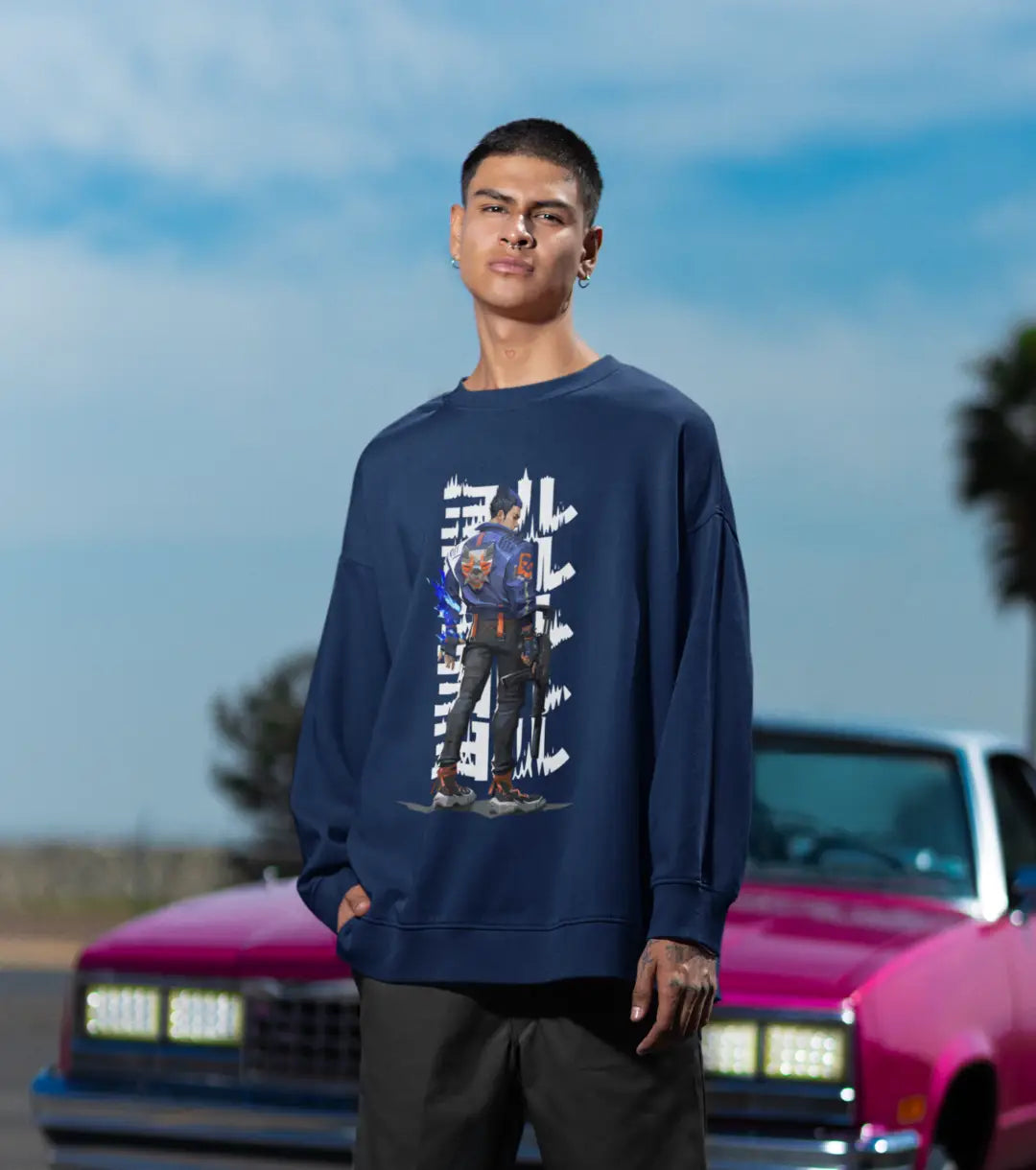 Yoru Riftwalker Sweatshirt – Valorant Edition - Black / Oversized / XS - Valorant