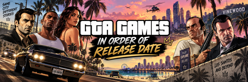 GTA Games in Order of Release Date