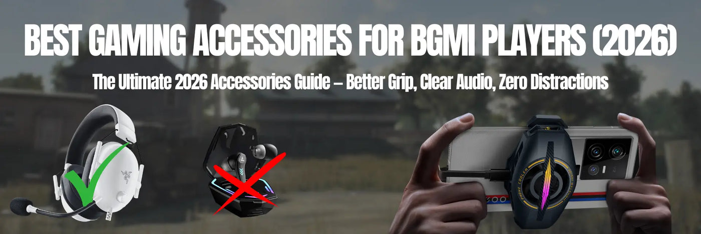 Best Gaming Accessories for BGMI Players (2026): Thumb Sleeves Earbuds Gaming Powder & More