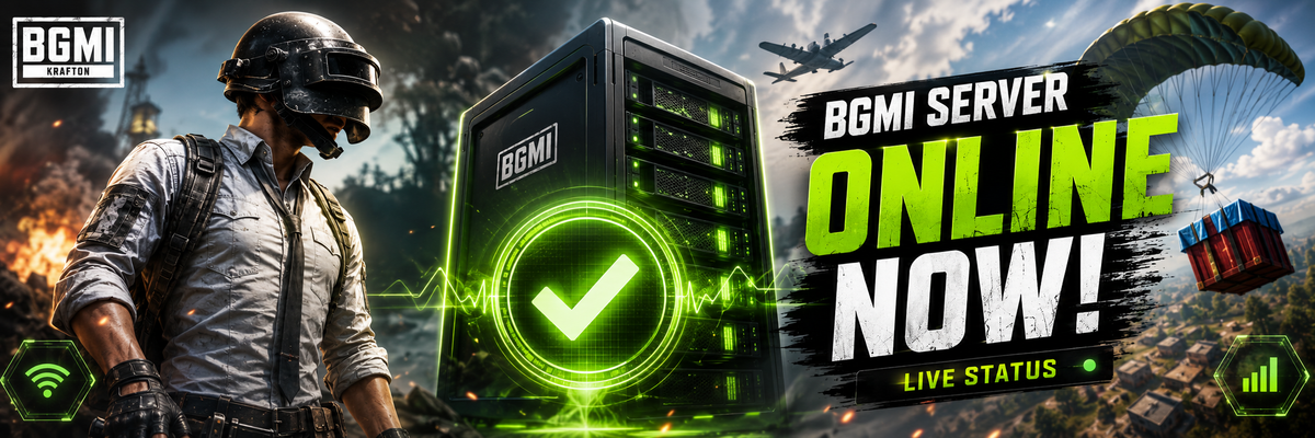 BGMI Server Online Now? Check Latest BGMI Server Status (Live Update as on August 20, 2026)