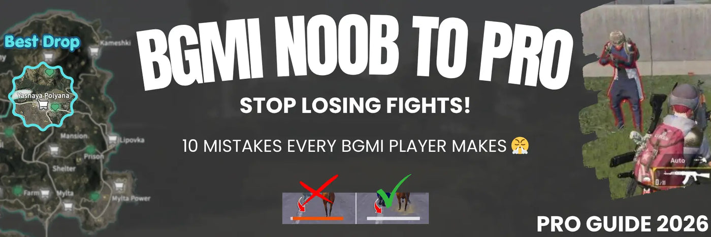 Top 10 Mistakes BGMI Players Make (And How to Avoid Them) – 2026 Pro Guide