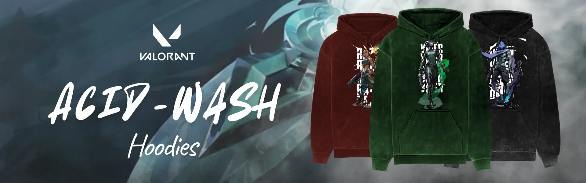 Acid Wash Hoodies