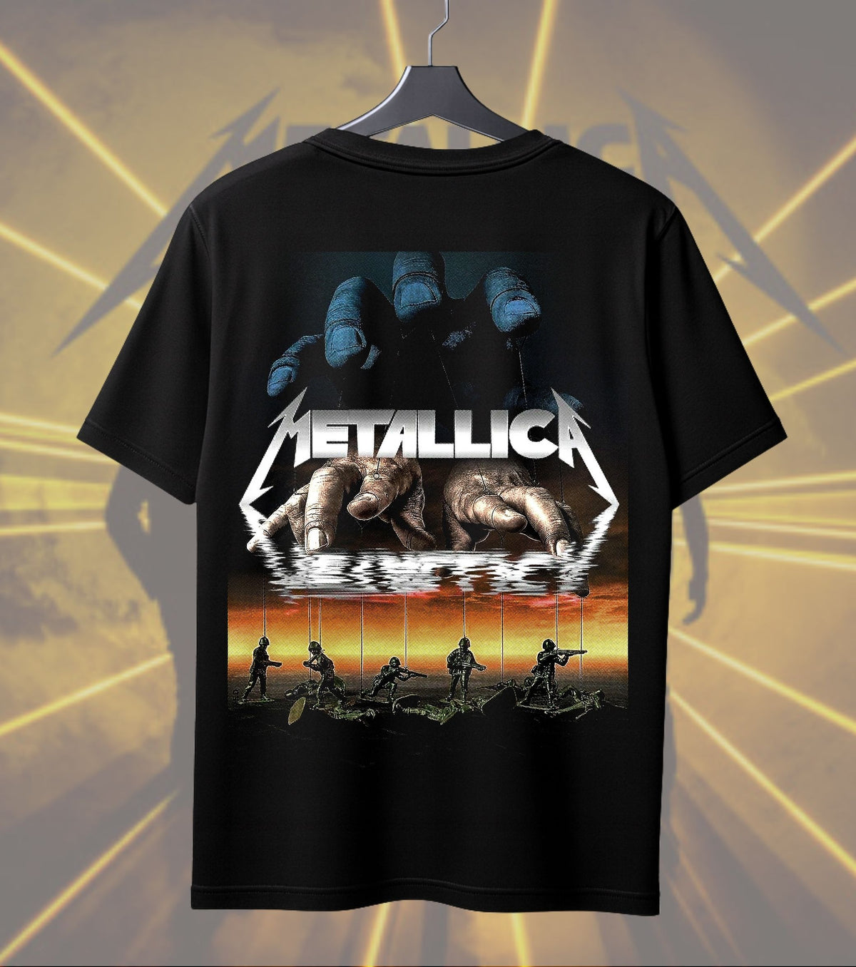 Metallica Surreal Hands Graphic T-Shirt