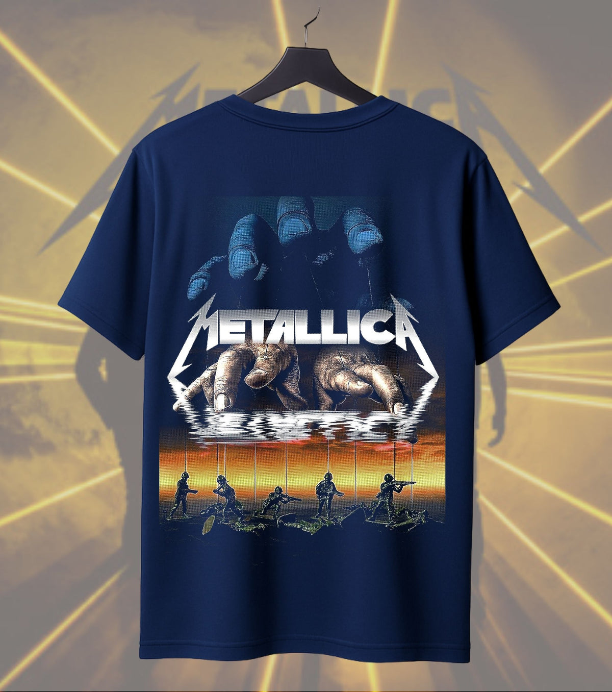 Metallica Surreal Hands Graphic T-Shirt