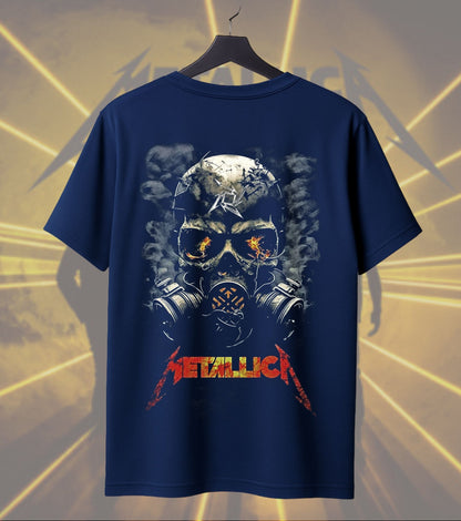 Metallica Tactical Gas Mask Skull Graphic T-Shirt