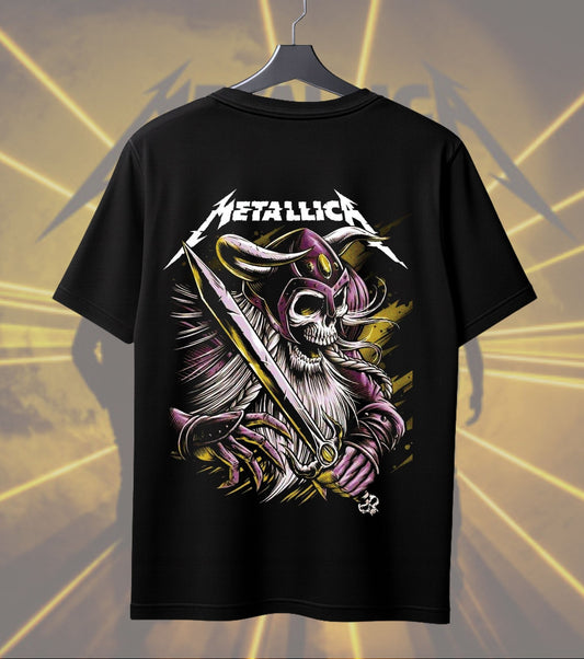 Metallica Mystic Purple Warrior Graphic T-Shirt