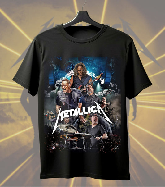 Metallica Band Portrait Graphic Regular T-Shirt