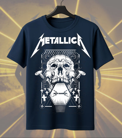 Metallica Graveyard Skull Graphic Regular T-Shirt
