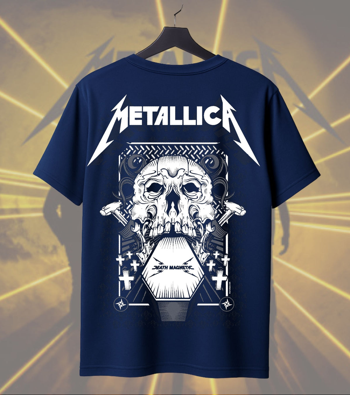 Metallica Graveyard Skull Graphic Regular T-Shirt