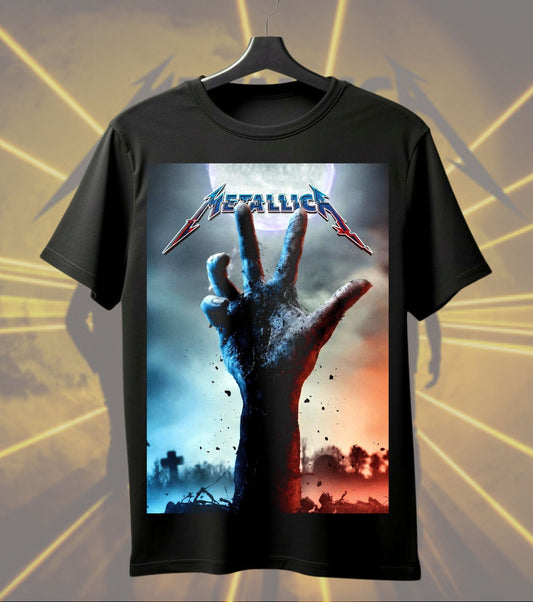 Metallica Rising Dead Hand Graphic Regular T-Shirt