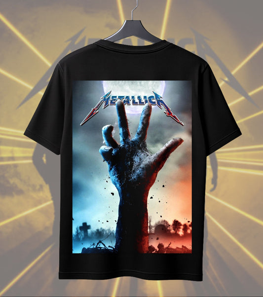 Metallica Rising Dead Hand Graphic Regular T-Shirt