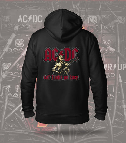 AC/DC Back Logo Graphic Hoodie – Black