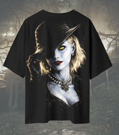 Resident Evil Village Lady Dimitrescu T-Shirt – Gothic Horror Graphic
