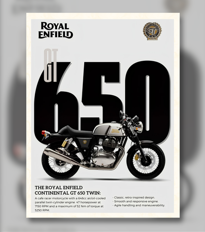 Royal Enfield Continental GT 650 Poster