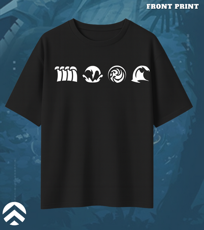 Valorant Harbor – Tidal Force Oversized Tee (240 GSM Premium)