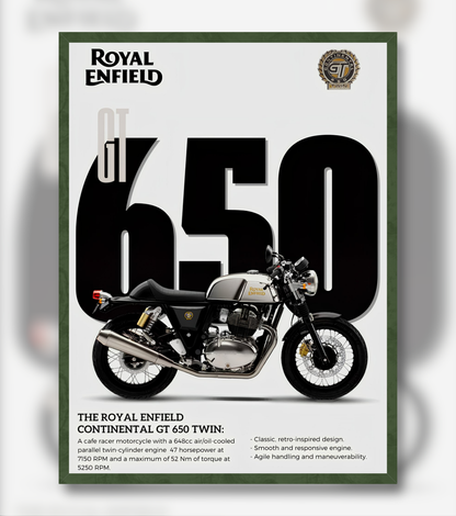 Royal Enfield Continental GT 650 Poster