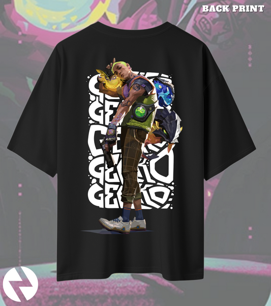 Gekko Creature Crew Oversized T-Shirt – 240 GSM High Quality