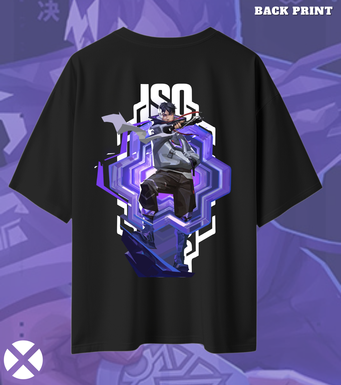 Iso | Valorant – Reality Fracture Oversized Tee (240 GSM Heavyweight)