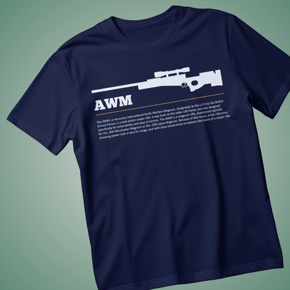 AWM Sniper Rifle Graphic T-Shirt